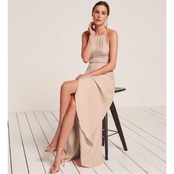 NEW Reformation Myrtle open back maxi dress - Picture 3 of 10